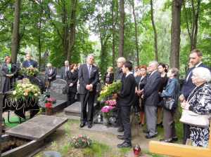 Pogrzeb, Jacek Kliszcz przemawia